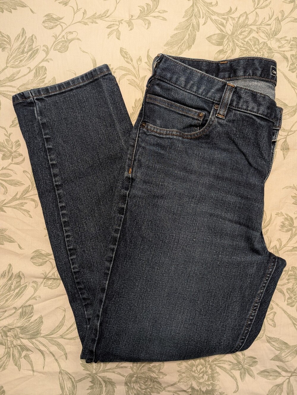 Carhartt Dark Blue Straight Fit Men's Jeans